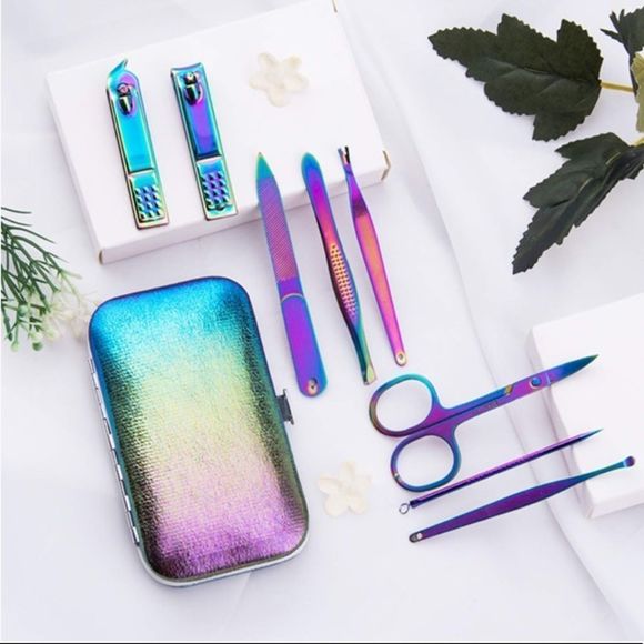 Colorful Stainless Steel Manicure Set - Picture 2 of 6